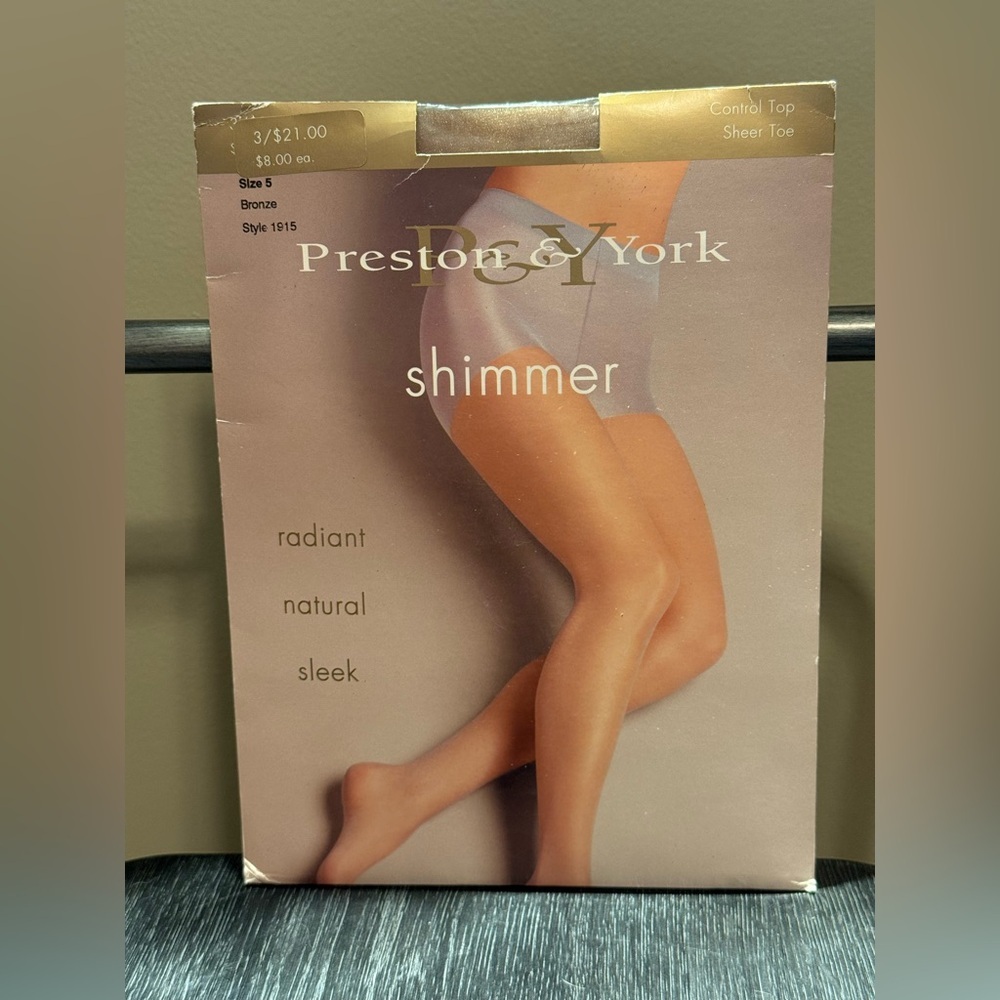 Preston & York Shimmer Bronze Pantyhose
